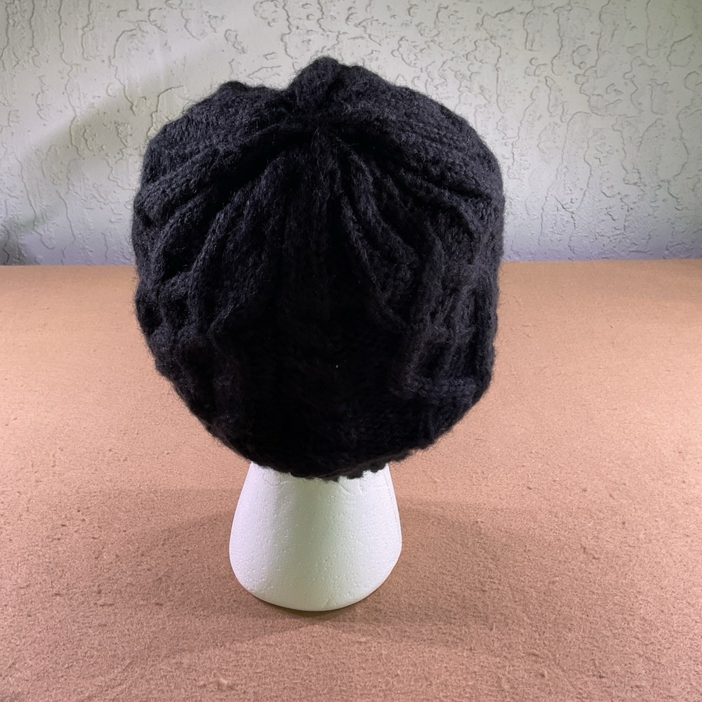 Comhats Wool Knit Visor Beanie Hat for Women Womens One Size, 68294_Black - Picture 3 of 11